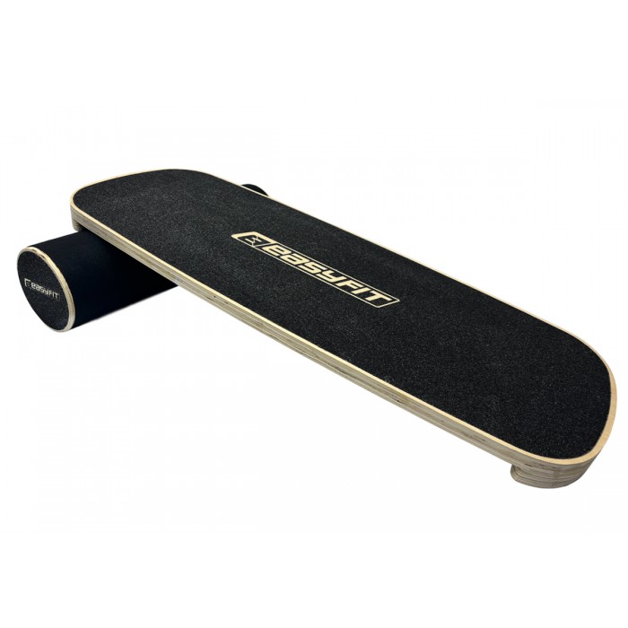 Балансувальна дошка EasyFit баланс борд з валиком чорний