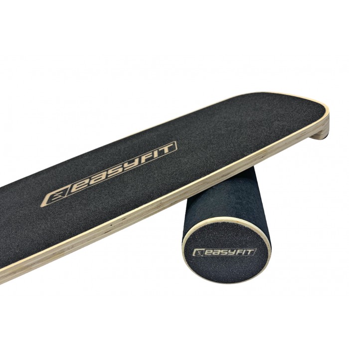 Балансувальна дошка EasyFit баланс борд з валиком чорний