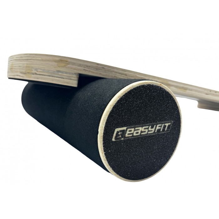 Балансувальна дошка EasyFit баланс борд з валиком чорний