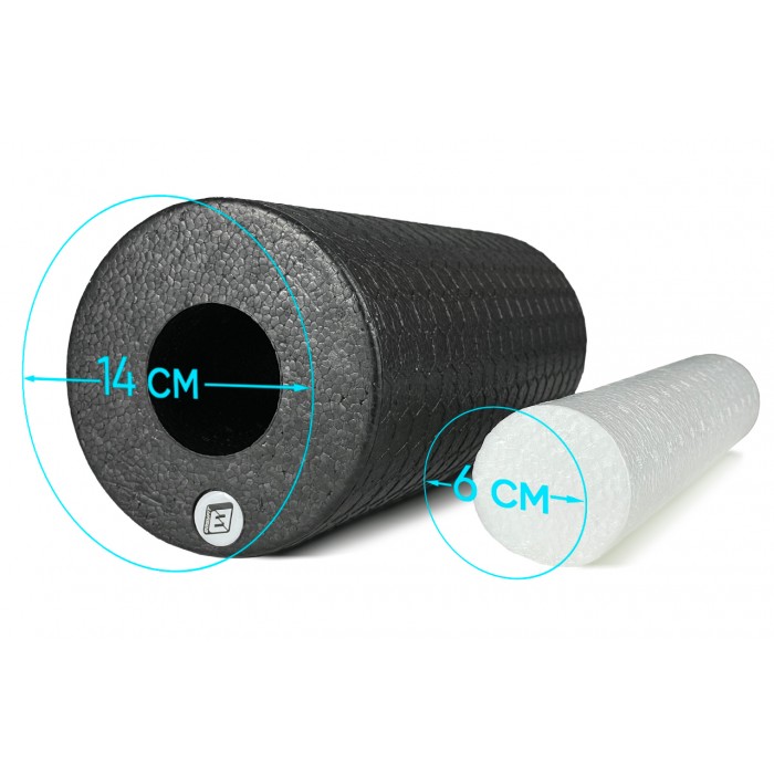 Массажный ролик EasyFit LightWeight 33х14 см с массажером для стоп 33х5 см