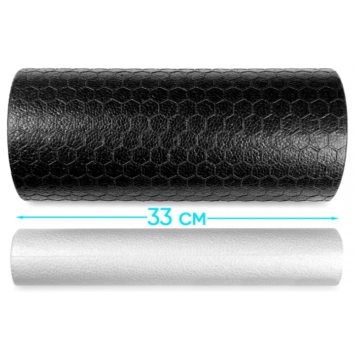 Массажный ролик EasyFit LightWeight 33х14 см с массажером для стоп 33х5 см