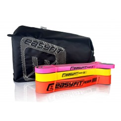 Набор двухслойных резинок для подтягиваний EasyFit Premium 7-45 кг (3 шт)