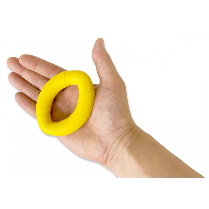 Еспандер кистьовий кільце EasyFit Elliptic 23 кг жовтий
