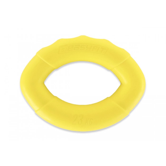 Еспандер кистьовий кільце EasyFit Elliptic 23 кг жовтий