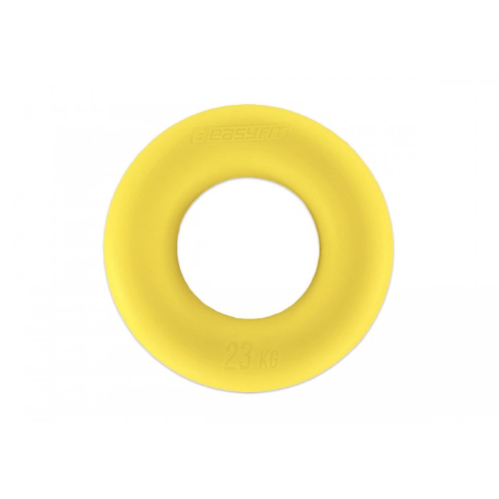 Эспандер кистевой кольцо EasyFit Ring 23 кг желтый