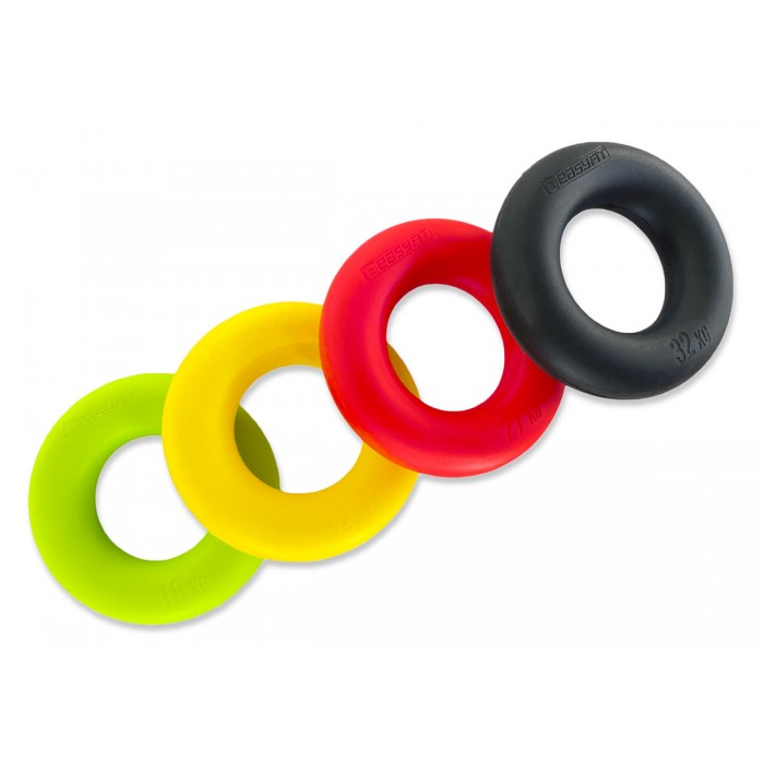 Эспандер кистевой кольцо EasyFit Ring 23 кг желтый