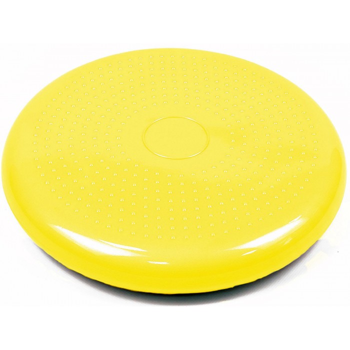 Балансировочная подушка массажная EasyFit желтая