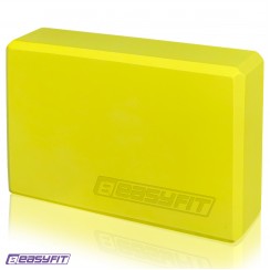 Блок для йоги EasyFit EVA Желтый
