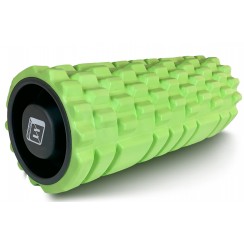 Массажный ролик EasyFit Grid Roller 33 см v.1.1 прочный массажер (салатовый)