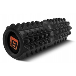 Массажный ролик EasyFit Solid Roller v.1.2s 33х13 см черный