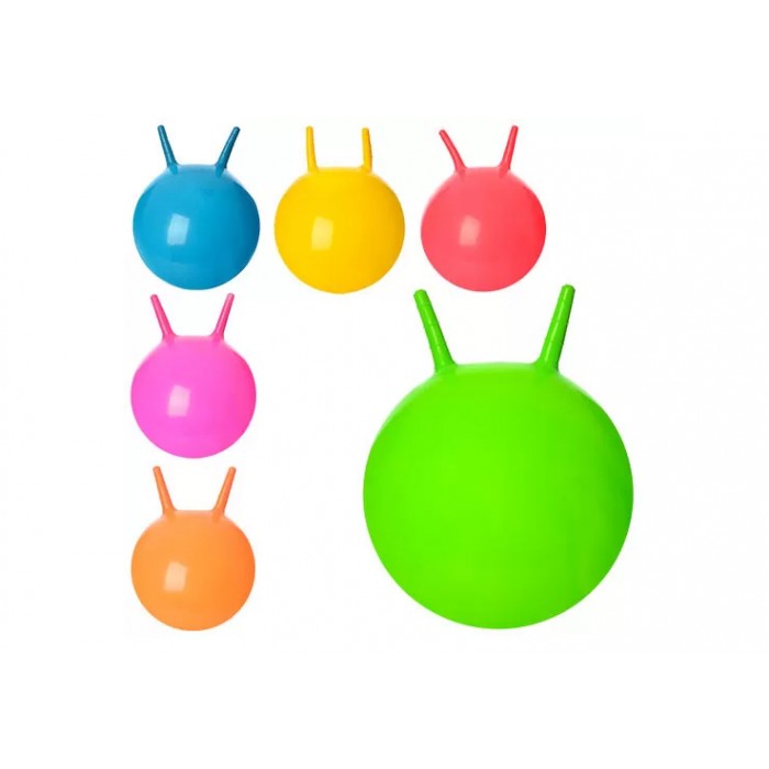 Мяч для фитнеса EasyFit 45 см с рожками синий