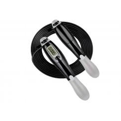 Скоростная скакалка со счетчиком EasyFit черный-серый