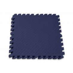 Татами мат EasyFit SwallowTail 4 шт (60х60х1 см) пазл ласточкин хвост синий