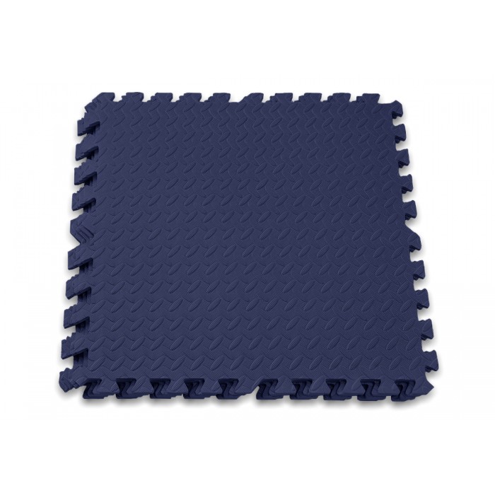 Татамі мат EasyFit SwallowTail 4 шт (60х60х1 см) пазл хвіст ластівки синій