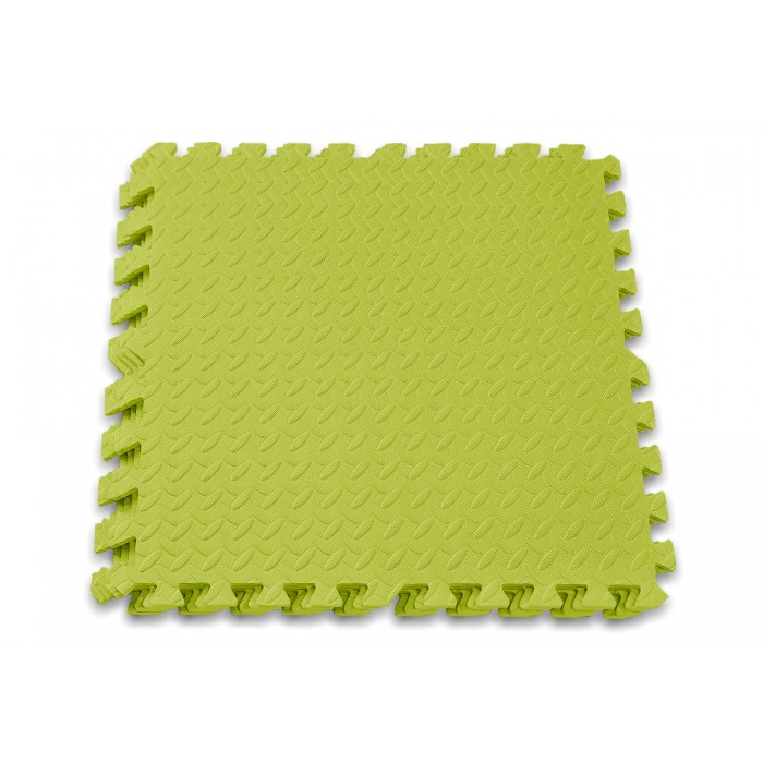 Татамі мат EasyFit SwallowTail 4 шт (60х60х1 см) пазл хвіст ластівки жовтий