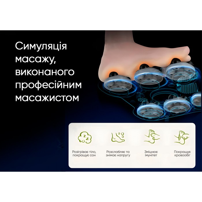 Массажная ванночка для ног EasyFit с подогревом, массажер для стоп электрический