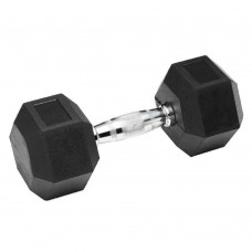 Гантель гексогональна гумова Stein 1 кг