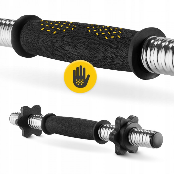 Гриф гантельний 4FIZJO 45 см 25 мм 2 шт (P-5905973401098)