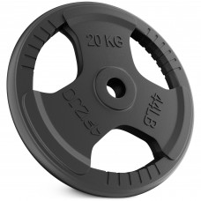 Диск металевий 4FIZJO 1 x 20 кг 26 мм Black (P-5905973401395)