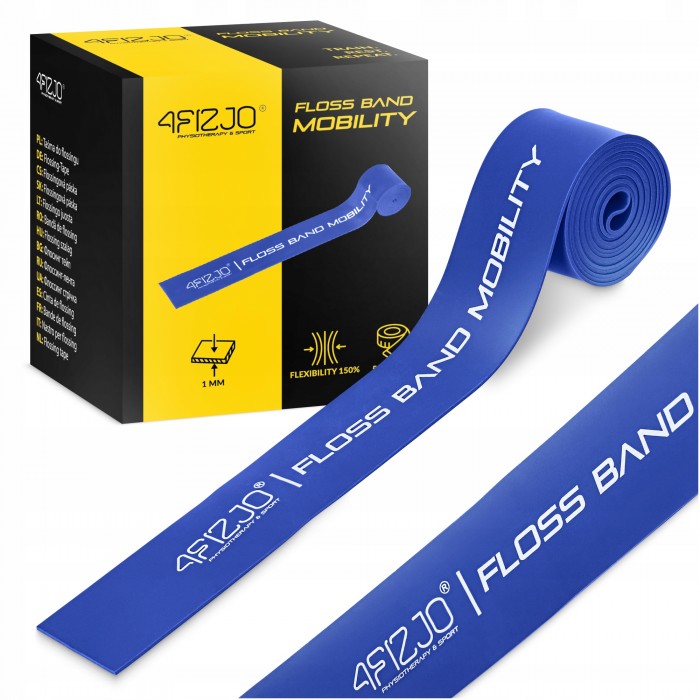 Лента компрессионная для флоссинга 4FIZJO Floss Band 207 x 5 x 0.1 см Blue (P-5905973405218)