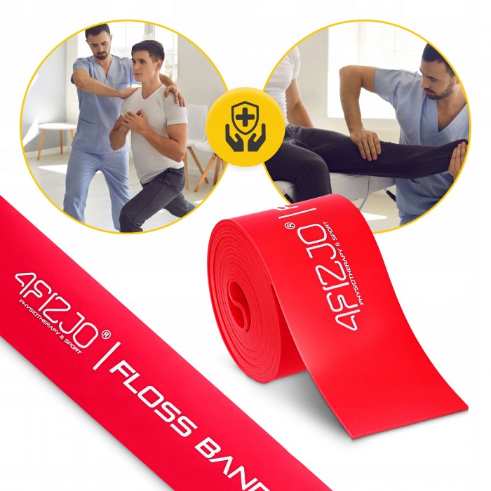 Стрічка компресійна для флоссингу 4FIZJO Floss Band 207 x 5 x 0.15 см Red (P-5905973405249)