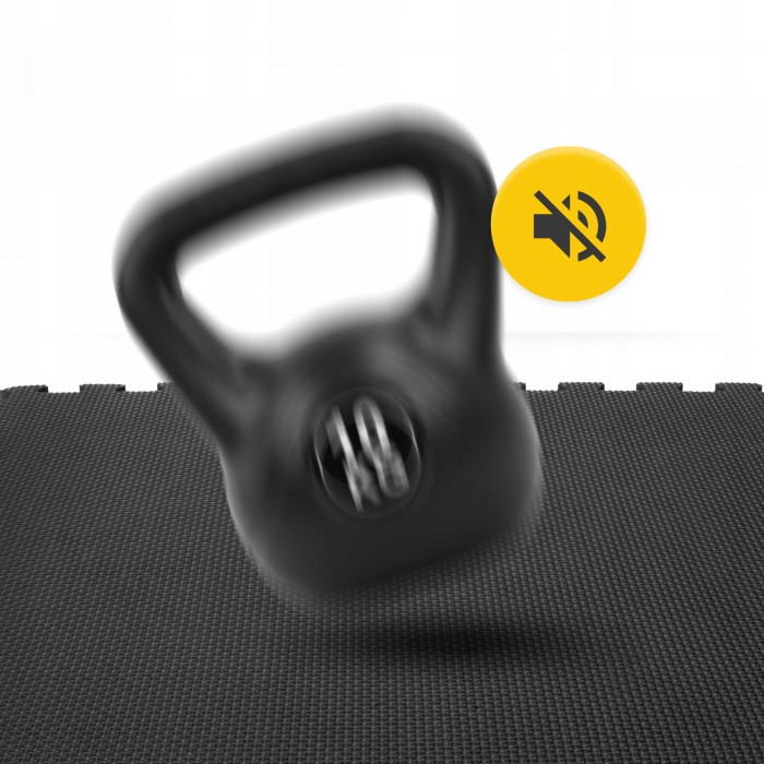 Мат-пазл (ластівчин хвіст) 4FIZJO Mat Puzzle EVA 100 x 100 x 2 см 1шт Black/Grey (P-5907739316226)