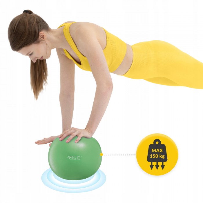 Мяч для пилатеса, йоги, реабилитации 4FIZJO 22 см Green (P-5905973404853)