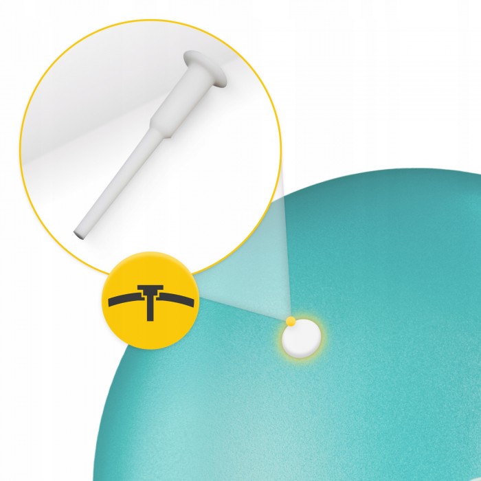 Мяч для пилатеса, йоги, реабилитации 4FIZJO 22 см Mint (P-5905973404877)