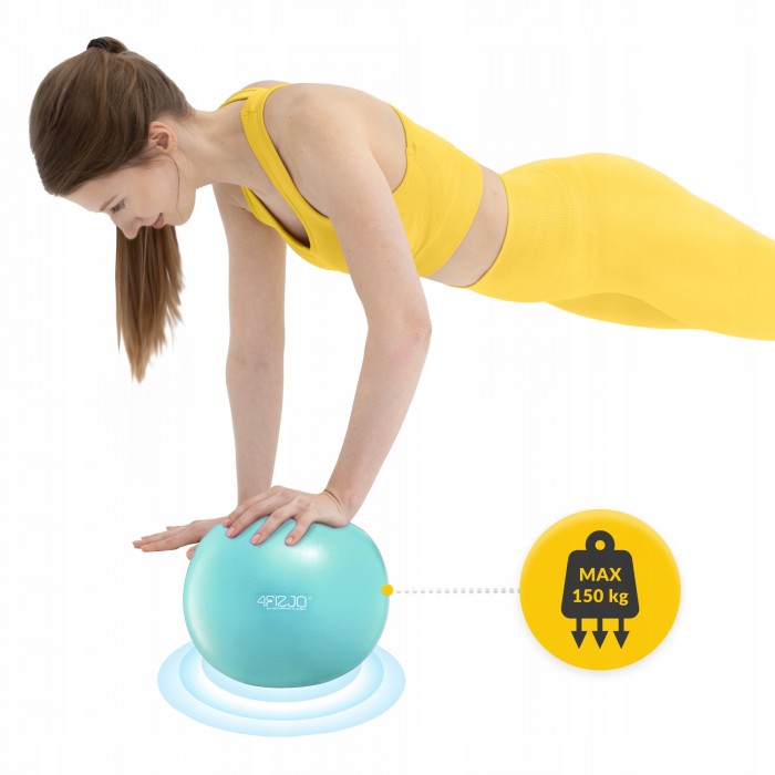 Мяч для пилатеса, йоги, реабилитации 4FIZJO 22 см Mint (P-5905973404877)