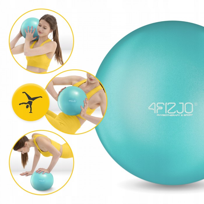 Мяч для пилатеса, йоги, реабилитации 4FIZJO 22 см Mint (P-5905973404877)
