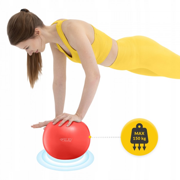 Мяч для пилатеса, йоги, реабилитации 4FIZJO 22 см Red (P-5907739310538)