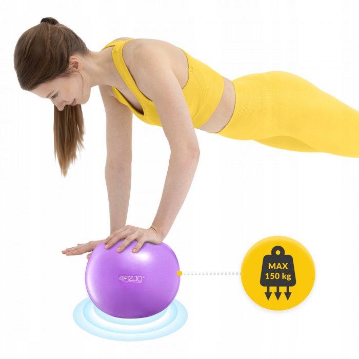 Мяч для пилатеса, йоги, реабилитации 4FIZJO 22 см Violet (P-5905973404860)