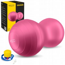 М'яч для фітнесу (арахіс) 4FIZJO Air Ball Peanut 45 x 90 см Anti-Burst Pink (P-5907739318565)