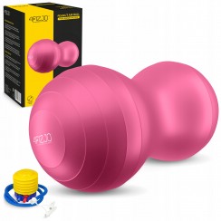 М'яч для фітнесу (арахіс) 4FIZJO Air Ball Peanut 45 x 90 см Anti-Burst Pink (P-5907739318565)