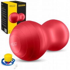 М'яч для фітнесу (арахіс) 4FIZJO Air Ball Peanut 45 x 90 см Anti-Burst Red (P-5907739318558)