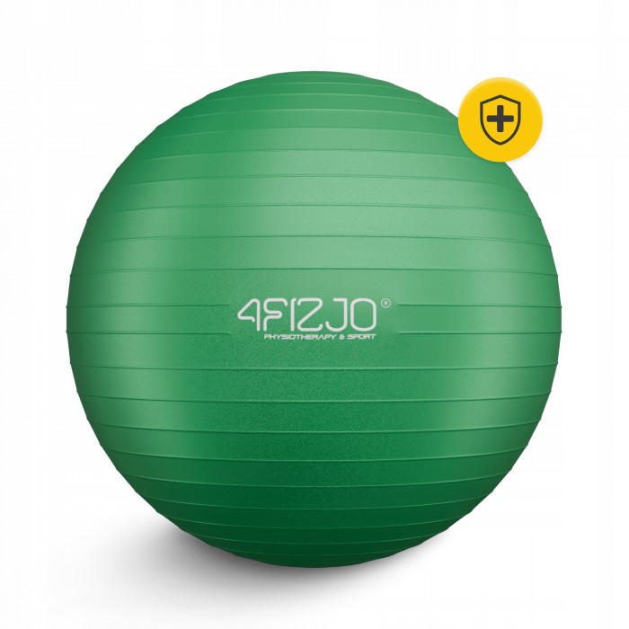 М'яч для фітнесу (фітбол) 4FIZJO 65 см Anti-Burst Green (P-5907739316332)