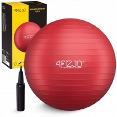 М'яч для фітнесу (фітбол) 4FIZJO 75 см Anti-Burst Red (P-5907739316356)