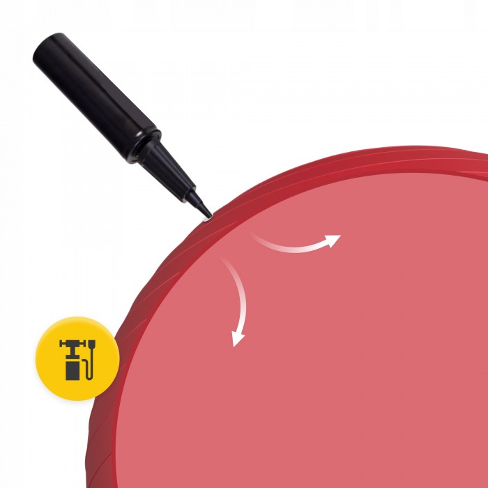 Мяч для фитнеса (фитбол) 4FIZJO 75 см Anti-Burst Red (P-5907739316356)