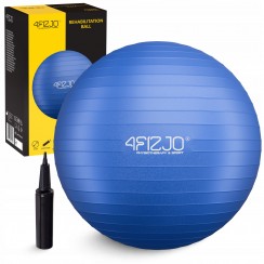 Мяч для фитнеса (фитбол) 4FIZJO 85 см Anti-Burst Blue (P-5907739316400)