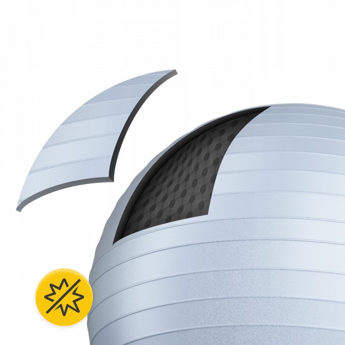 Мяч для фитнеса (фитбол) 4FIZJO 85 см Anti-Burst Grey (P-5905973404822)