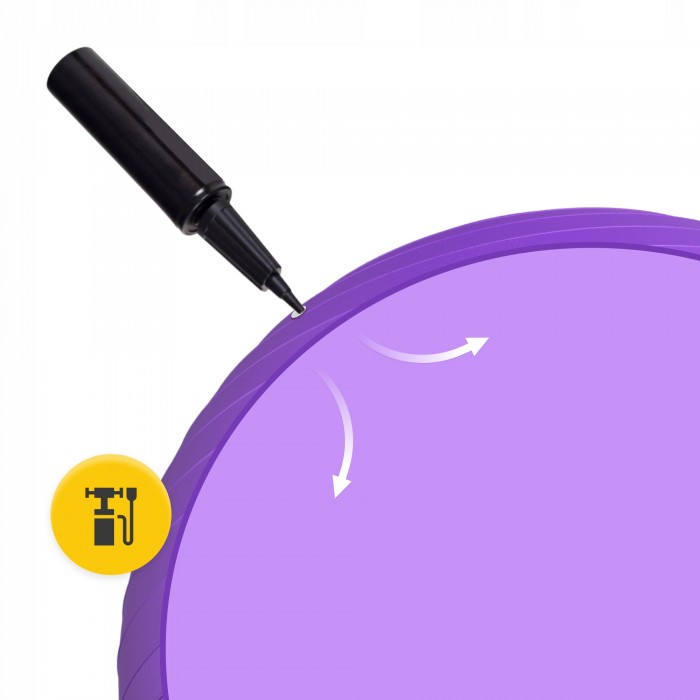 Мяч для фитнеса (фитбол) 4FIZJO 85 см Anti-Burst Violet (P-5905973404846)