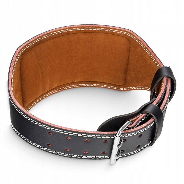 Пояс для тяжелой атлетики 4FIZJO кожаный Size S Black (P-5905973404297)