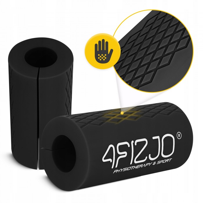 Расширительные накладки на гриф 4FIZJO Fat Grip 2 шт силиконовые Black (P-5905973404327)