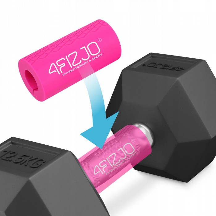 Расширительные накладки на гриф 4FIZJO Fat Grip 2 шт силиконовые Pink (P-5905973404334)