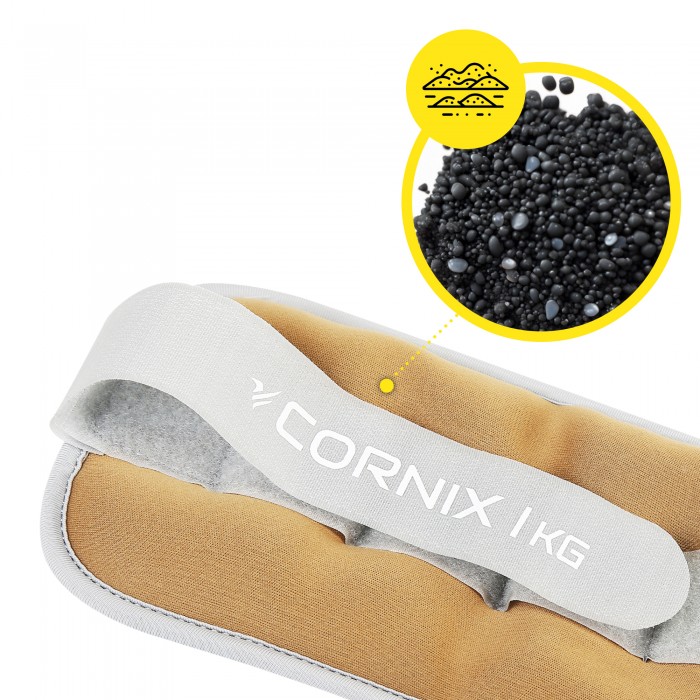 Утяжелители-манжеты для ног и рук Cornix 2 x 1 кг XR-0355