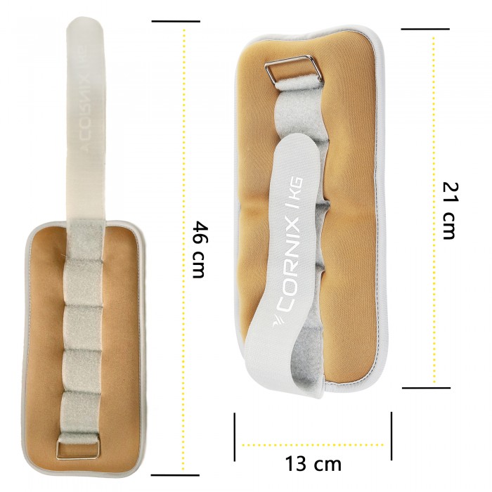 Утяжелители-манжеты для ног и рук Cornix 2 x 1 кг XR-0355