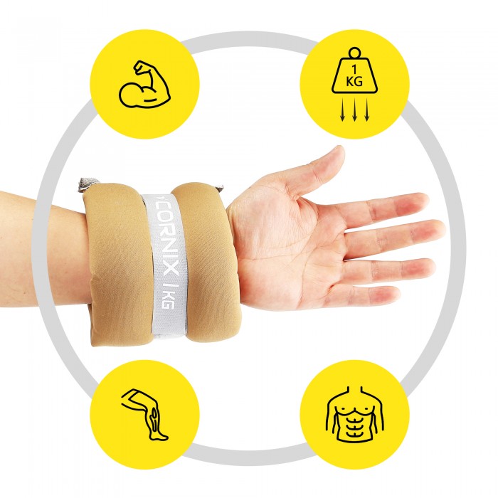 Обтяжувачі-манжети для ніг та рук Cornix 2 x 1 кг XR-0356