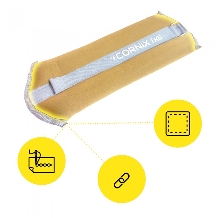 Обтяжувачі-манжети для ніг та рук Cornix 2 x 1 кг XR-0356