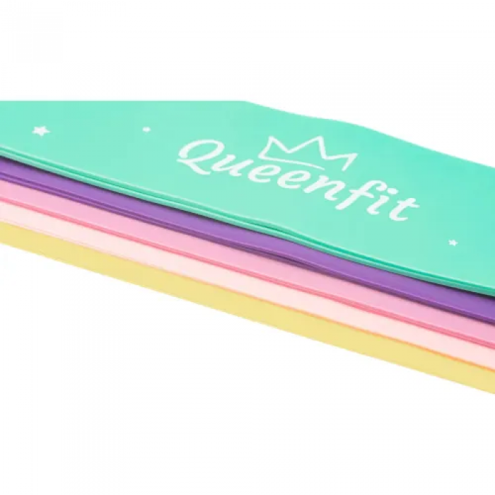 Набір гумок для фітнесу Queenfit 0,5-30кг Q-66435