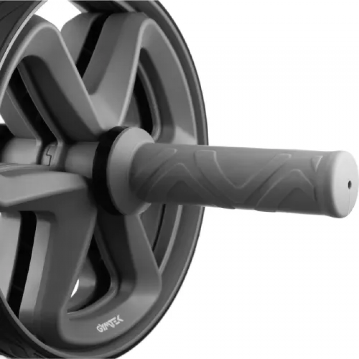 Ролик для преса подвійний Gymtek чорний